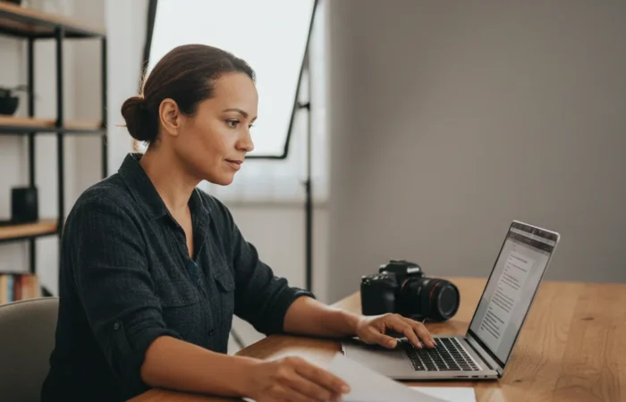 nota fiscal para fotógrafo